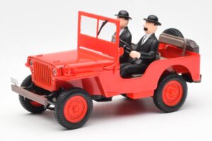 Jeep Willys Tintin 2 Figurki UT Models 1:18