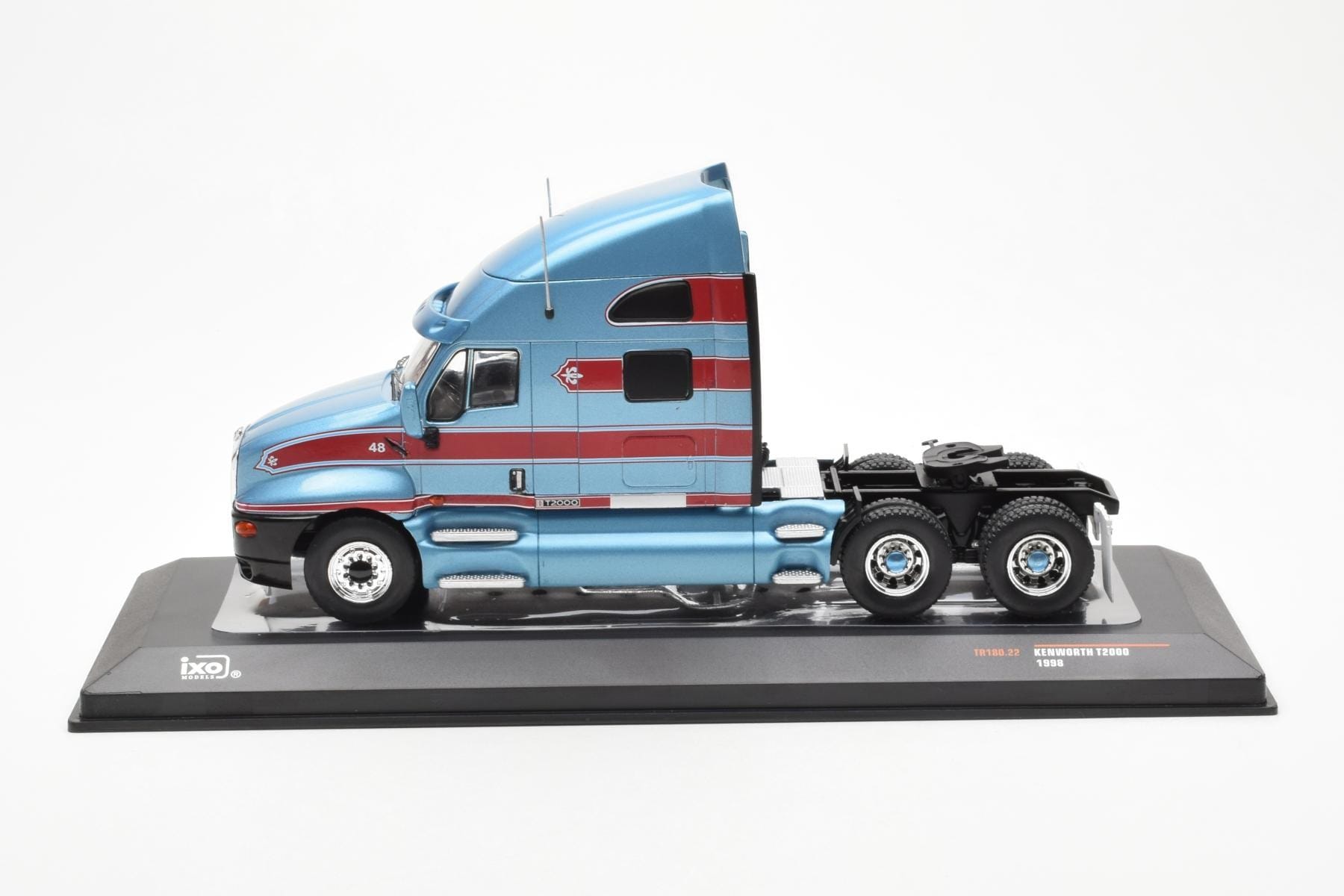 Kenworth T2000 Jasnoniebieski Czerwony IXO 1:43 TR180 Metal