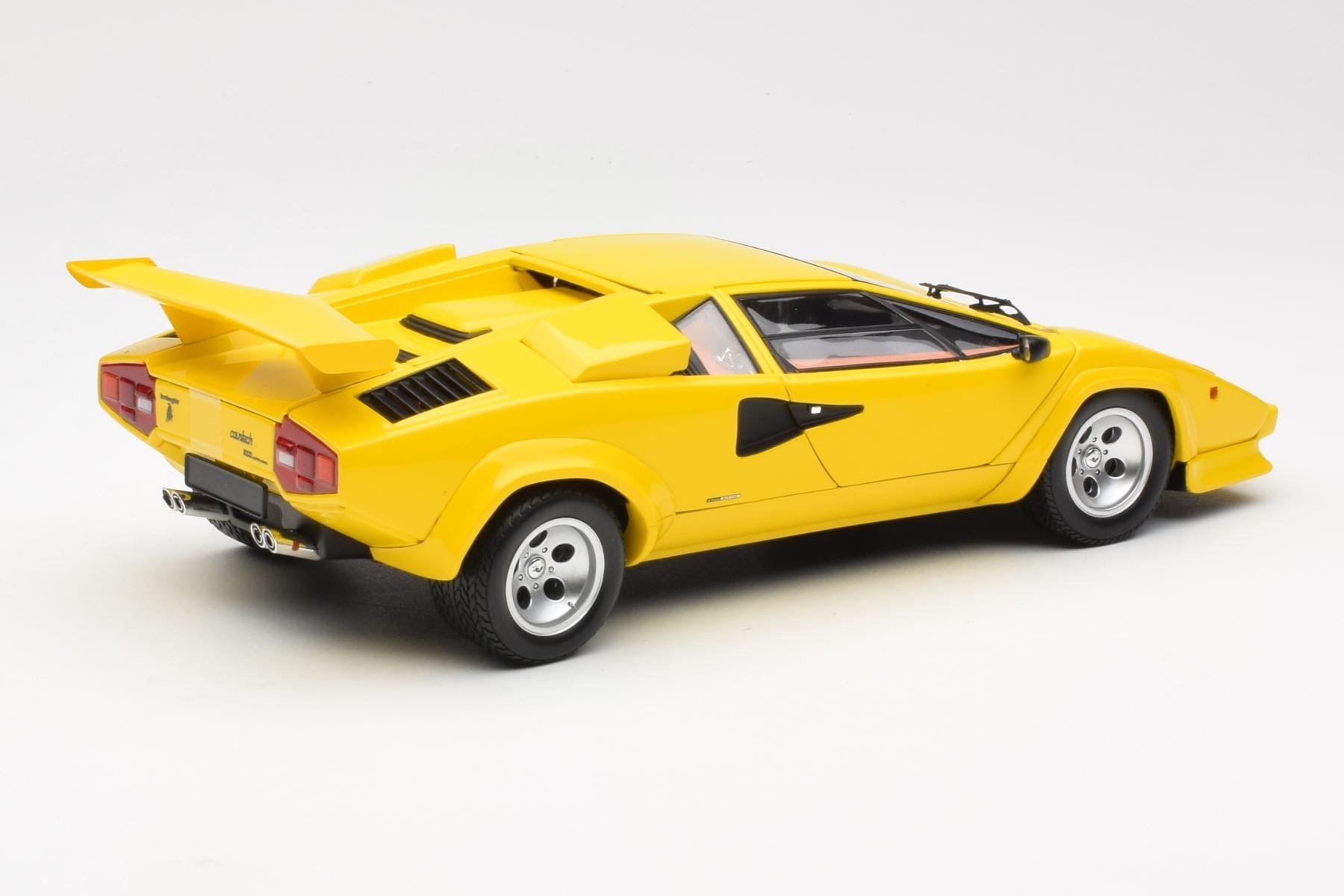 Lamborghini Countach LP 5000 Quattrovalvole Żółty Kyosho 1:18 08320Y Metal — zdjęcie 3 z 8