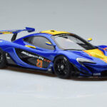 McLaren P1 GTR Niebieski Z Żółtymi Paskami AUTOart 1:18 - image 5 of 7