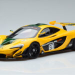McLaren P1 GTR Żółty Z Zielonymi Paskami AUTOart 1:18