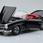 Mercedes 190 SL W121 Kabriolet Czarny Minichamps 1:18 - image 2 of 8