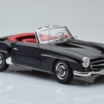 Mercedes 190 SL W121 Kabriolet Czarny Minichamps 1:18 - image 5 of 8