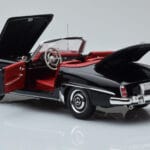 Mercedes 190 SL W121 Kabriolet Czarny Minichamps 1:18 - image 7 of 8