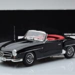 Mercedes 190 SL W121 Kabriolet Czarny Minichamps 1:18 - image 8 of 8