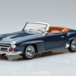 Mercedes 190 SL W121 Roadster Niebieski Norev 1:18