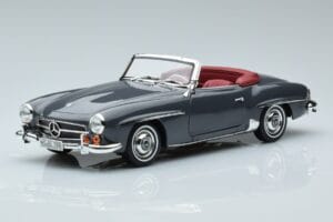 Mercedes 190 SL W121 Roadster Szary Norev 1:18 183402 Metal