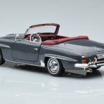 Mercedes 190 SL W121 Roadster Szary Norev 1:18 183402 Metal - image 6 of 8