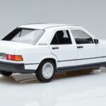 Mercedes 190 E W201 Biały Norev 1:18 183820 Metal - image 3 of 7