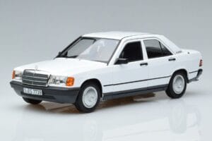 Mercedes 190 E W201 Biały Norev 1:18 183820 Metal
