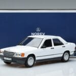 Mercedes 190 E W201 Biały Norev 1:18 183820 Metal - image 7 of 7