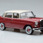Mercedes 200 W110 Czerwony Norev 1:18 - image 6 of 7