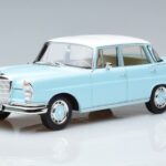 Mercedes 220 S W111 Niebieski Norev 1:18 183920 Metal