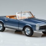 Mercedes 230 SL W113 Pagoda Niebieski Edycja Limitowana Norev 1:18 183767 Metal - image 6 of 8