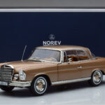 Mercedes 250 SE Coupe W111 Złoty Metaliczny Norev 1:18 - image 7 of 7