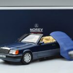 Mercedes 300 CE-24 A124 Kabriolet Nautical Niebieski Limitowana Edycja Norev 1:18 183879 Metal - image 7 of 7
