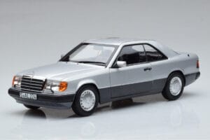 Mercedes 300 CE-24 C124 Coupe Srebrny Norev 1:18 183880 Metal