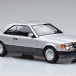 Mercedes 300 CE-24 C124 Coupe Srebrny Norev 1:18 183880 Metal - image 5 of 7