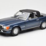 Mercedes 300 SL R107 Granatowy Norev 1:18 183466