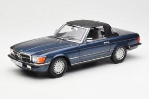 Mercedes 300 SL R107 Granatowy Norev 1:18 183466