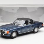 Mercedes 300 SL R107 Granatowy Norev 1:18 183466 - image 8 of 8