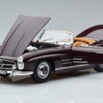 Mercedes 300 SL W198 Roadster Czerwony Norev 1:18 - image 2 of 8