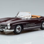 Mercedes 300 SL W198 Roadster Czerwony Norev 1:18