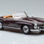 Mercedes 300 SL W198 Roadster Czerwony Norev 1:18 - image 6 of 8
