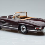 Mercedes 300 SL W198 Roadster Czerwony Norev 1:18 - image 7 of 8