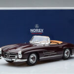 Mercedes 300 SL W198 Roadster Czerwony Norev 1:18 - image 8 of 8