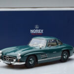 Mercedes 300 SL W198 Gullwing Zielony Norev 1:18 - image 7 of 7