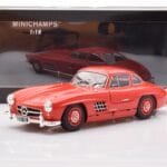 Mercedes 300 SL W198 Gullwing Czerwony Minichamps 1:18 - image 8 of 8