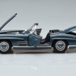 Mercedes 300 SL W198 Roadster Niebieski Norev 1:18 - image 4 of 9