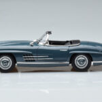 Mercedes 300 SL W198 Roadster Niebieski Norev 1:18 - image 6 of 9