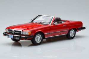Mercedes 450 SL R107 Wersja USA Czerwony Norev 1:18