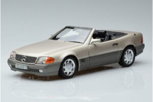 Mercedes 500 SL R129 Smoke Srebrny Norev 1:18 183719 Metal