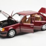 Mercedes 500E W124 Czerwony Metallic Dealer Edition Norev 1:18 B66040699 - image 2 of 8