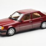 Mercedes 500E W124 Czerwony Metallic Dealer Edition Norev 1:18 B66040699