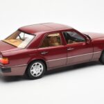 Mercedes 500E W124 Czerwony Metallic Dealer Edition Norev 1:18 B66040699 - image 3 of 8
