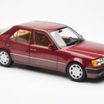 Mercedes 500E W124 Czerwony Metallic Dealer Edition Norev 1:18 B66040699 - image 6 of 8