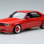 Mercedes 560 SEC W126 Widebody Czerwony Otto 1:18 OT995 Żywica