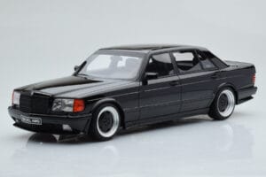 Mercedes 560 SEL AMG W126 Obsidian Czarny Otto 1:18 OT297