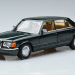 Mercedes 560 SEL W126 Ciemna Zieleń Metalik Norev 1:18