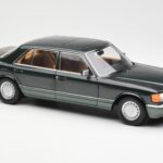Mercedes 560 SEL W126 Night Zielony Metaliczny Dealer Edition Norev 1:18 B66040626 - image 6 of 8