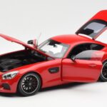 Mercedes AMG GT C190 Czerwony Norev 1:18 183496 - image 2 of 8