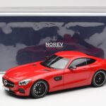 Mercedes AMG GT C190 Czerwony Norev 1:18 183496 - image 8 of 8