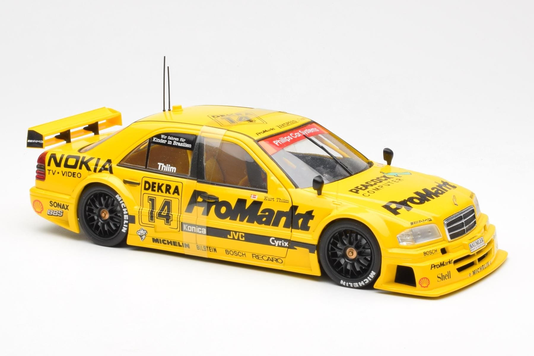 Mercedes C-Class W202 #14 K. Thiim DTM 1994 UT Models 1:18 180943314 Metal — zdjęcie 4 z 6