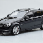 Mercedes C63 AMG S204 T-Model Czarny GT Spirit 1:18