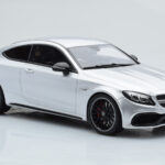 Mercedes C63S AMG C205 Coupe Srebrny GT Spirit 1:18 - image 4 of 6