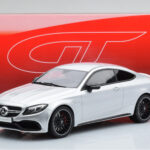 Mercedes C63S AMG C205 Coupe Srebrny GT Spirit 1:18 - image 6 of 6